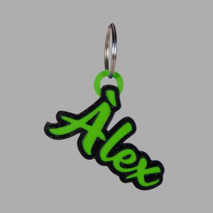 Llavero con Nombre y Color Personalizado: imagen 2